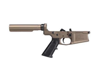 Aero Precision M5 Complete Lower w/A2 Grip, Kodiak Brown