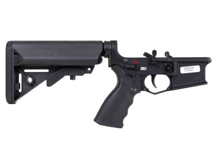 LMT Defense Mars-L Complete Lower w/SOPMOD Buttstock 5.56x45mm/6.8 SPC/.204 Ruger, Black