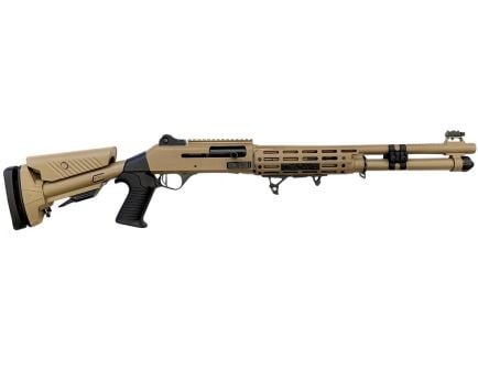 Orthos Arms Raider FDX 12 Gauge 18.5" 6rds Semi-Auto Shotgun w/ FDE Stock, FDE