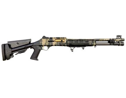 Orthos Arms Raider S4 Elite 12 Gauge 18.5" 6rds Semi-Auto Shotgun, Woodland