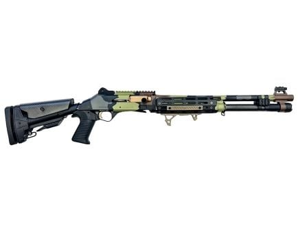 Orthos Arms Raider S4 Competition Elite 12 Gauge 18.5" 6rds Semi-Auto Shotgun, Highland Elite