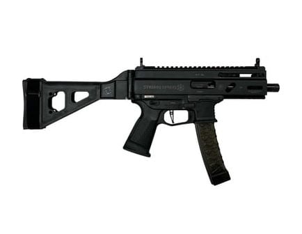 Grand Power Stribog 9mm Pistol 5" With SB Folding Brace, Black