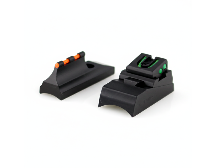 Williams Gun Sight Fiber Optic Sight Set Front/Rear, Red/Green