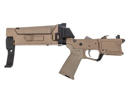 PSA JAKL 9mm Complete Lower MOE EPT W / F5 Brace, FDE