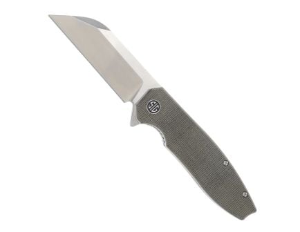 Eikonic Sig Sauer Karak Folding Wharncliffe Knife, Green Micarta - KA7SG
