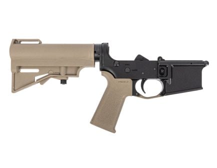 PSA AR15 Complete MOE SL Stealth Lower W/ HAR-15 brace, FDE