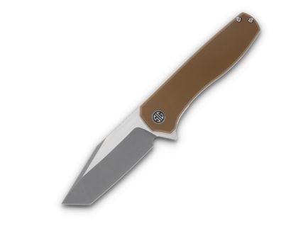Eikonic Sig Suaer Xiphos Folding Tanto Knife, Coyote - XI6SBRN