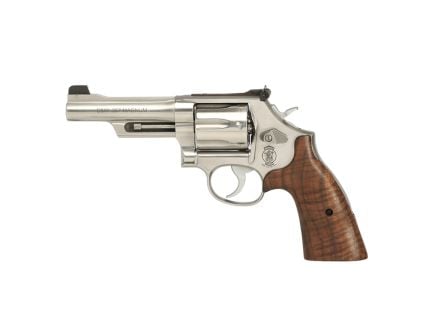 Smith and Wesson 686 Plus Mountain Gun 357 Magnum 4" 7rd Revolver, Stainless Steel - 14040