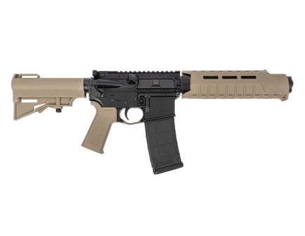PSA PA-15 7" AR-15 Pistol 300 Blackout Nitride MOE SL Stealth Lower W/ HAR-15 brace Marauder Pistol, FDE