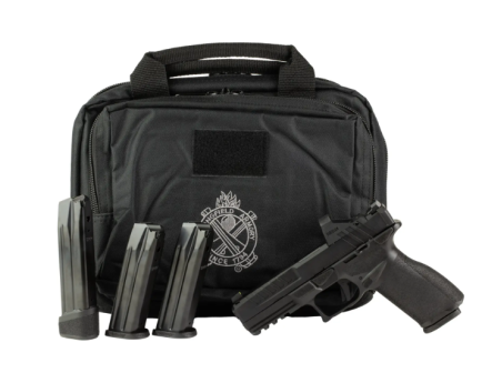 Springfield Echelon Gear Up 4.5" 9mm U-Notch 17/20rd Pistol, Black w/ MS and Viridian RFX II Green Dot - EC9459BMS-U-GU25