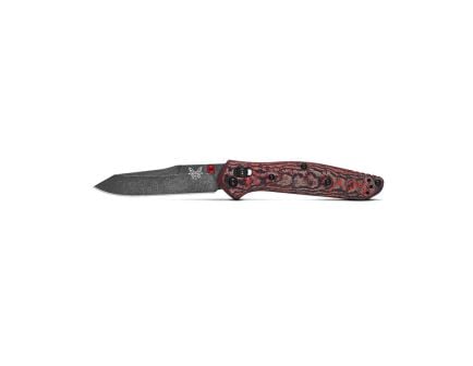 Benchmade Osborne Folding Reverse Tanto Knife, Lava Flow Fatcarbon - 940BK-2502