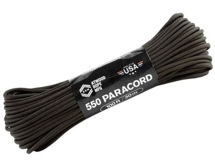 Atwood Parachute Cord 100 Ft, Stealth Olive