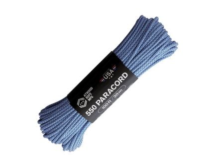 Atwood Parachute Cord 100 ft, Blue/White Diamonds