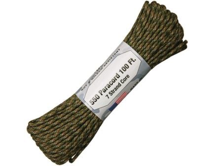 Atwood Parachute Cord 100 ft, Digi Woodland