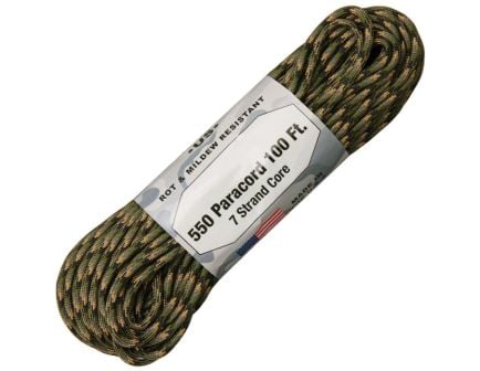 Atwood Parachute Cord 100 ft, Forest Camo