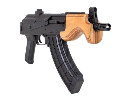 Century Arms Micro Draco 6.25" 7.62X39 30rd Pistol, Black / Wood with PSB Pic Rail - HG2797P-N
