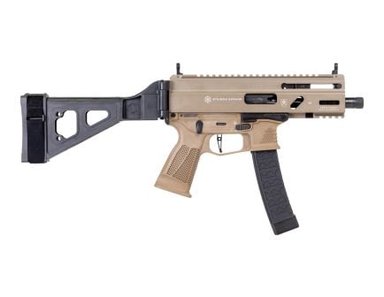 Grand Power Stribog SP9A3S 9mm 4.5" 30rds Semi-Auto Pistol, FDE