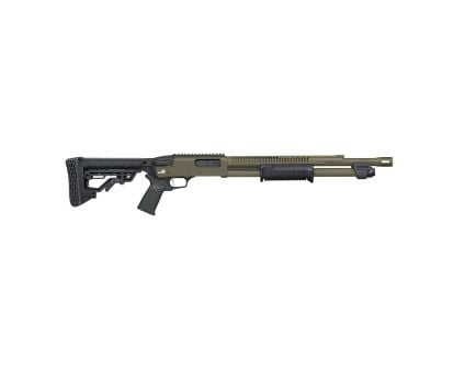 Mossberg 590R 12 Gauge 18.5" 6rd Pump Action Shotgun Standoff, OD Green