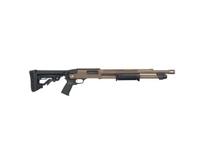 Mossberg 590R 12 Gauge 18.5" 6rds Pump Action Standoff Shotgun, FDE