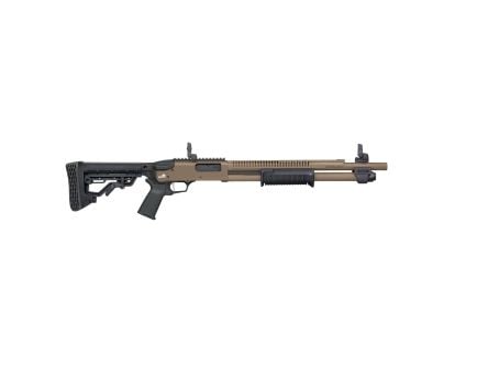 Mossberg 590R 12 Gauge 18.5" 6rds Pump Action Shotgun, FDE