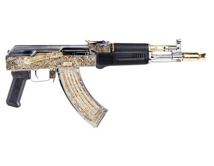 Kalashnikov KP-104 12.25" 7.62x39 30rd Pistol, Gold/Nickel Plated - KALGKP104GNP