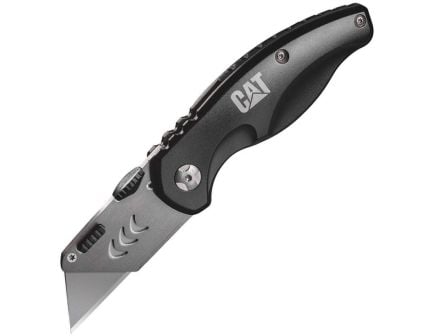 Caterpillar Utility Folding Razor Blade Knife, Black - CAT980018