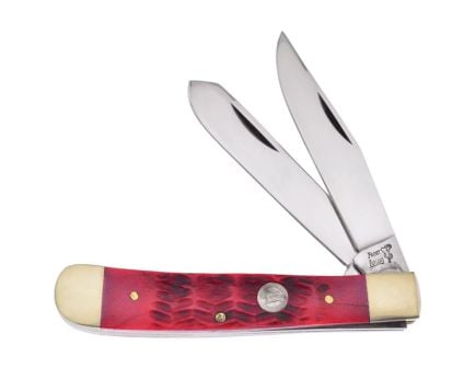 Frost Cutlery Big Game Trapper Pocket Knife, Dark Red - F14312DRPB