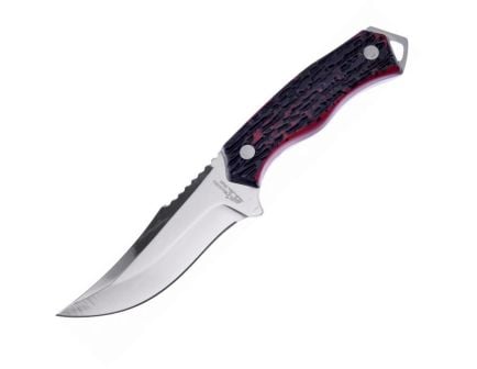 Frost Cutlery Skinner Fixed Blade Clip Point Knife, Red - FBKH017STR