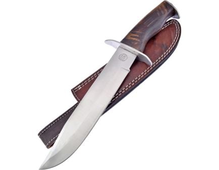 Frost Cutlery Warrior Season Bowie Fixed Blade Clip Point Knife, Brown - FCW023WW