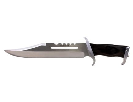 Rambo Knives Rambo III Fixed Blade Clip Point Knife, Brown - RB9425