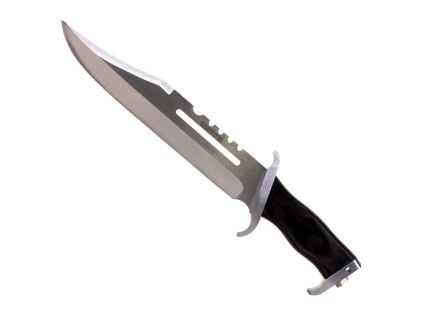 Rambo Knives Rambo III Fixed Blade Clip Point Knife, Brown - RB9425