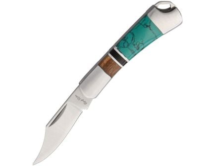 Rough Rider Mini Turquoise Mini Folder Folding Clip Point Knife, Turquoise - RR1473