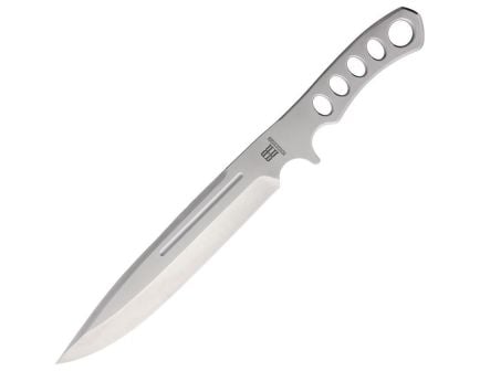 Rough Rider Highland Bowie Thrower Fixed Blade Drop Point Knife, Satin - RR2250