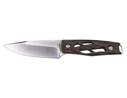 Rough Rider 2601 Fixed Blade Drop Point Knife, Brown - RR2601