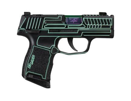 Sig Sauer P365 "Outlander Blue Laser" 9mm Pistol 3.1" 10rd, Black