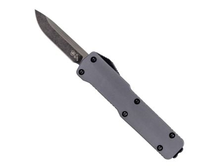 Templar Knife California Legal OTF Drop Point Knife, Gunmetal Grey - CA-AGM-32-1