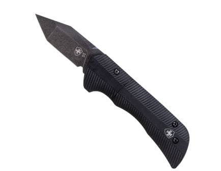 Templar Knife California Legal Auto Assisted Tanto Knife, Black - CAA-ABK-22-1