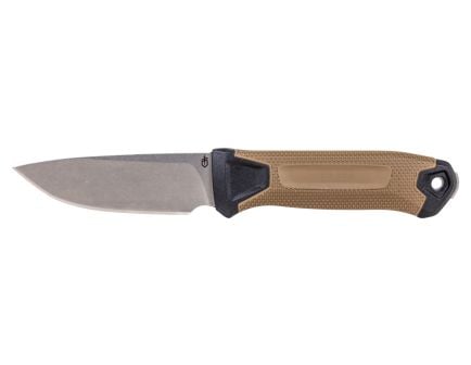 Gerber Strongarm Camp Fixed Blade Drop Point Knife, Coyote Brown - 1075371