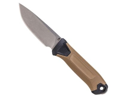 Gerber Strongarm Camp Fixed Blade Drop Point Knife, Coyote Brown - 1075371