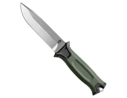 Gerber Strongarm Fixed Blade Drop Point Knife, Foliage Green - 1069028