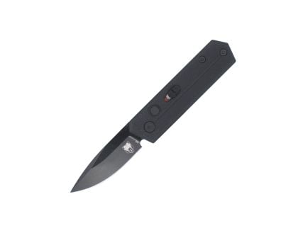 CobraTec Knives Stinger Folding Drop Point Knife, Black - CTSTRBLK