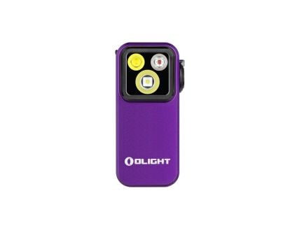 Olight Oclip Pro 500 Lumen Clip On Flashlight, Purple