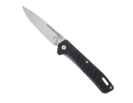 Gerber Zilch Folding Drop Point Knife, Black - 30-001878