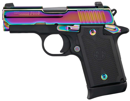 Sig Sauer P938 9mm Pistol 3" 7rds, Rainbow
