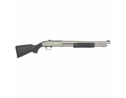 Mossberg 590A1 12 Gauge 18.5" 6rd Pump Action, Silver/Black