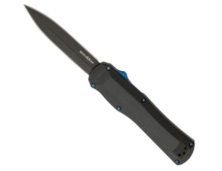 Benchmade Autocrat OTF Spear Point Knife, Black - 3400BK