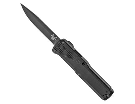 Benchmade Phaeton OTF Clip Point Knife, Black - 4600DLC