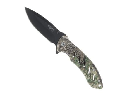 Bear & Son Edge Brisk 1.0 Folding Drop Point Knife, True Timber Strata - 71507