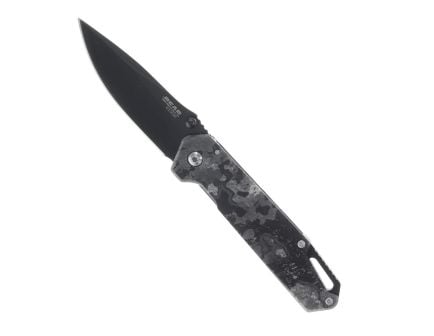 Bear & Son Edge Brisk 3.0 Folding Drop Point Knife, True Timber Midnight - 61542