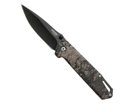 Bear & Son Edge Brisk 3.0 Folding Drop Point Knife, True Timber Strata - 61544
